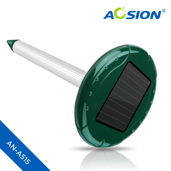 AOSION® Outdoor Waterproof Frequency Conversion Solar Mole Repeller AN-A515